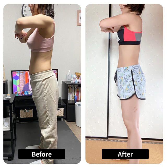食べやせ食事管理 before after