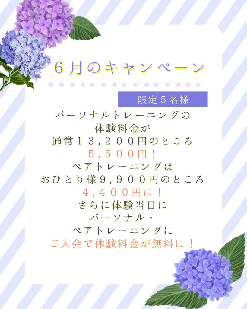 2026年6月のキャンペーン